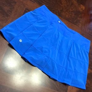 Lululemon Blue Pace Rival Skirt